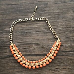 Orange and Gold Baublebar necklace